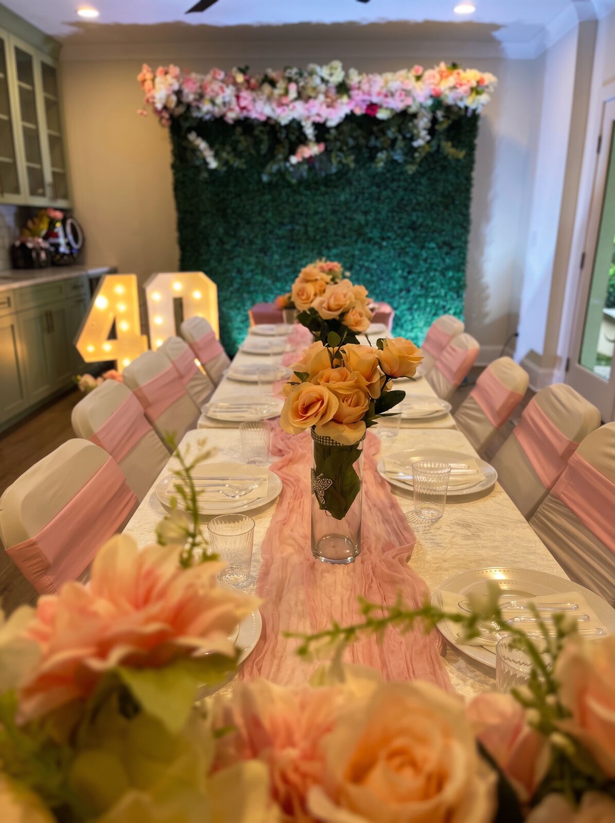 Styled tablescape and guest experience